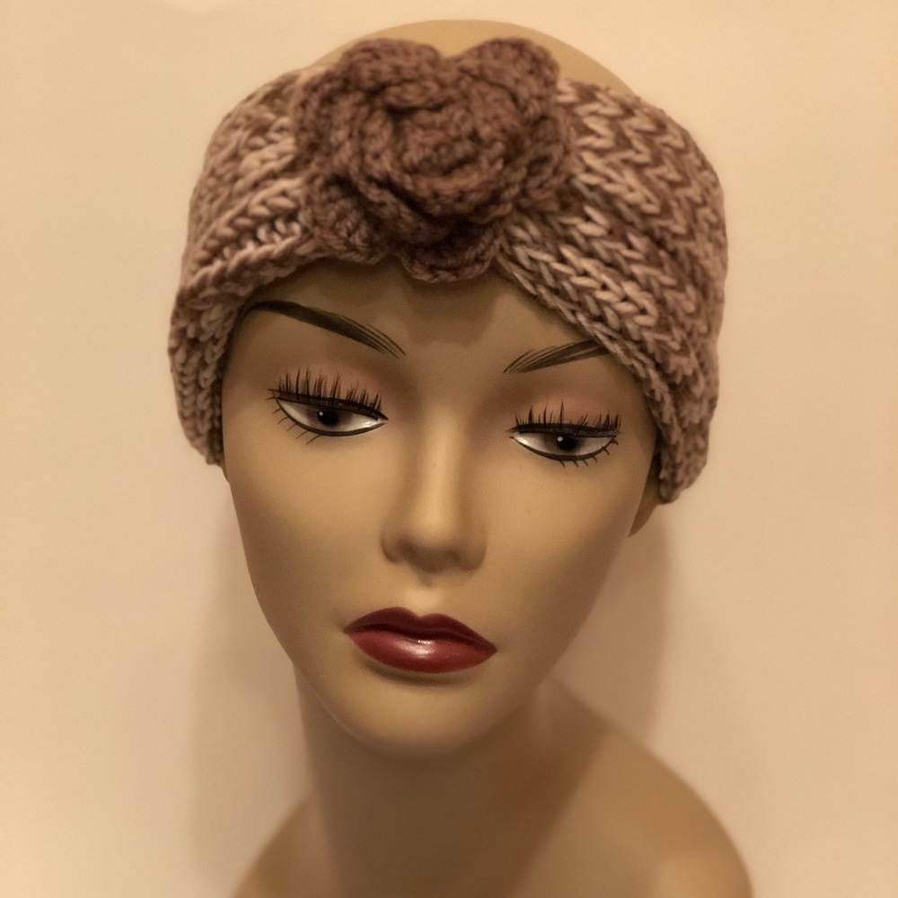 Floral Winter Criss Cross Headband